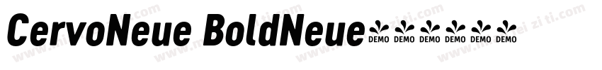 CervoNeue BoldNeue字体转换